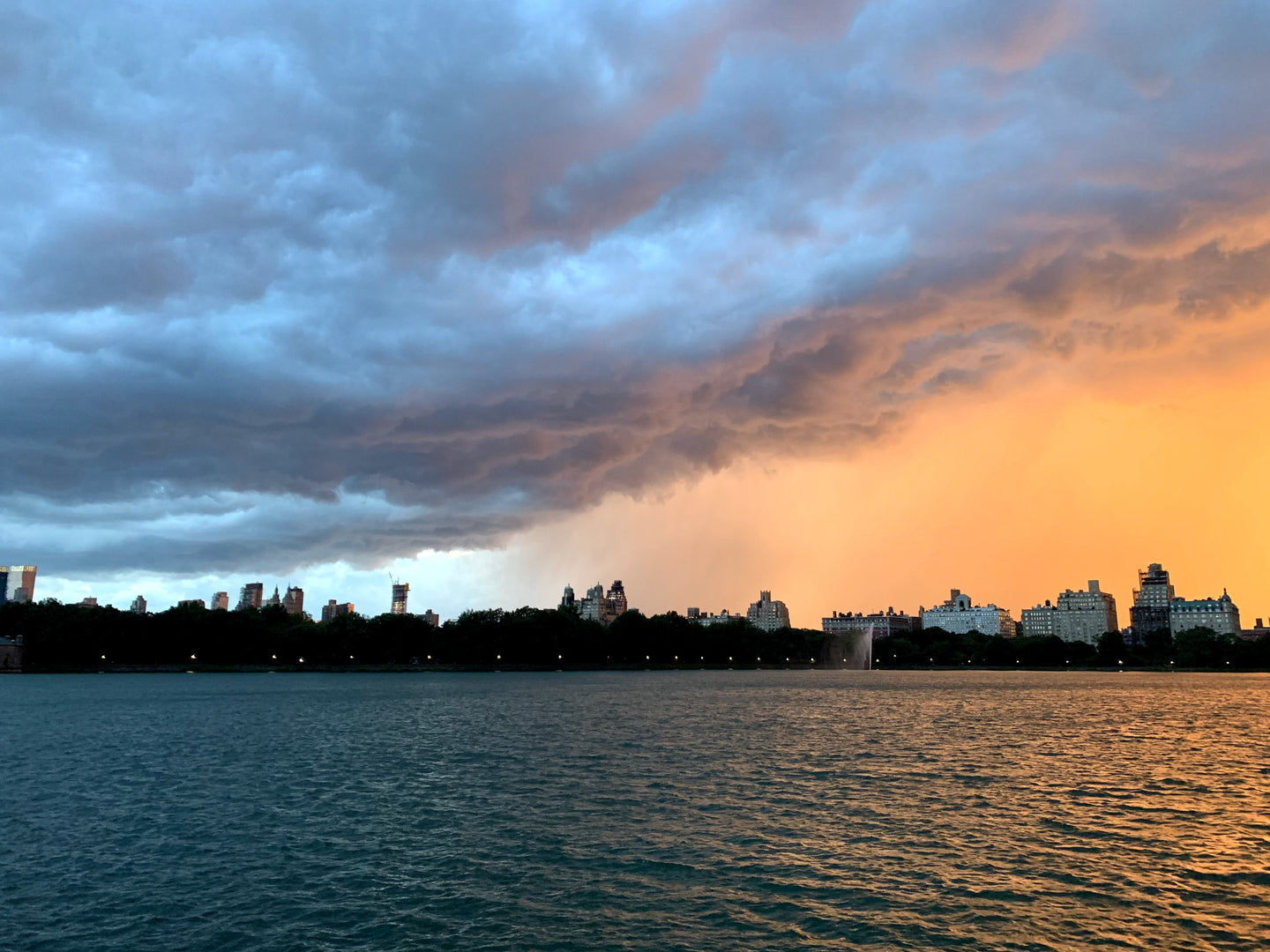 Encroaching Summer Storm over the Reservoir 2 - August 8th, 2019