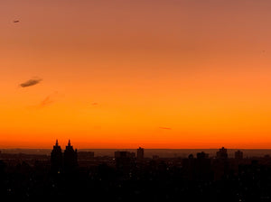 Nectarine Sunset over Manhattan - October 15th, 2019