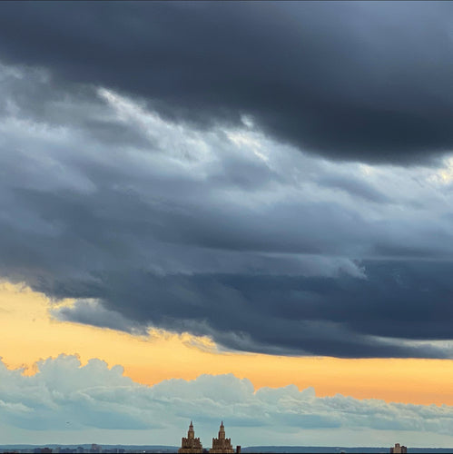 Cloud Cover over the Eldorado Towers - August 4th, 2020