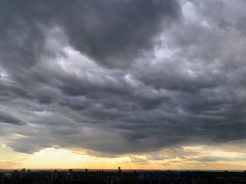 Massive Gray Storm Cloud over the Upper West Side - June 1st, 2020