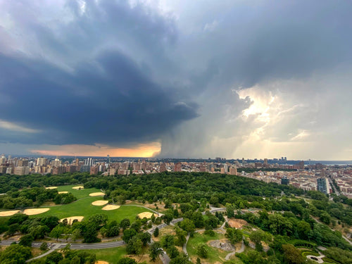 Rain Curtain Approaching Manhattan (5) - July 6th, 2020