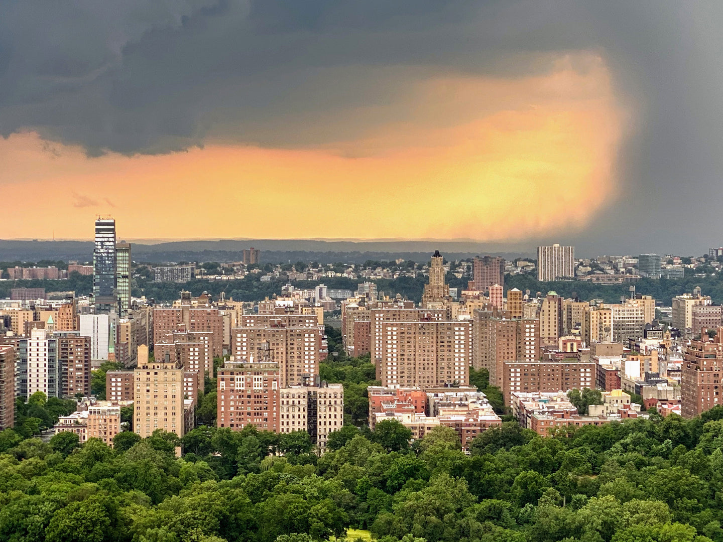 Rain Curtain Approaching Manhattan (7) - July 6th, 2020